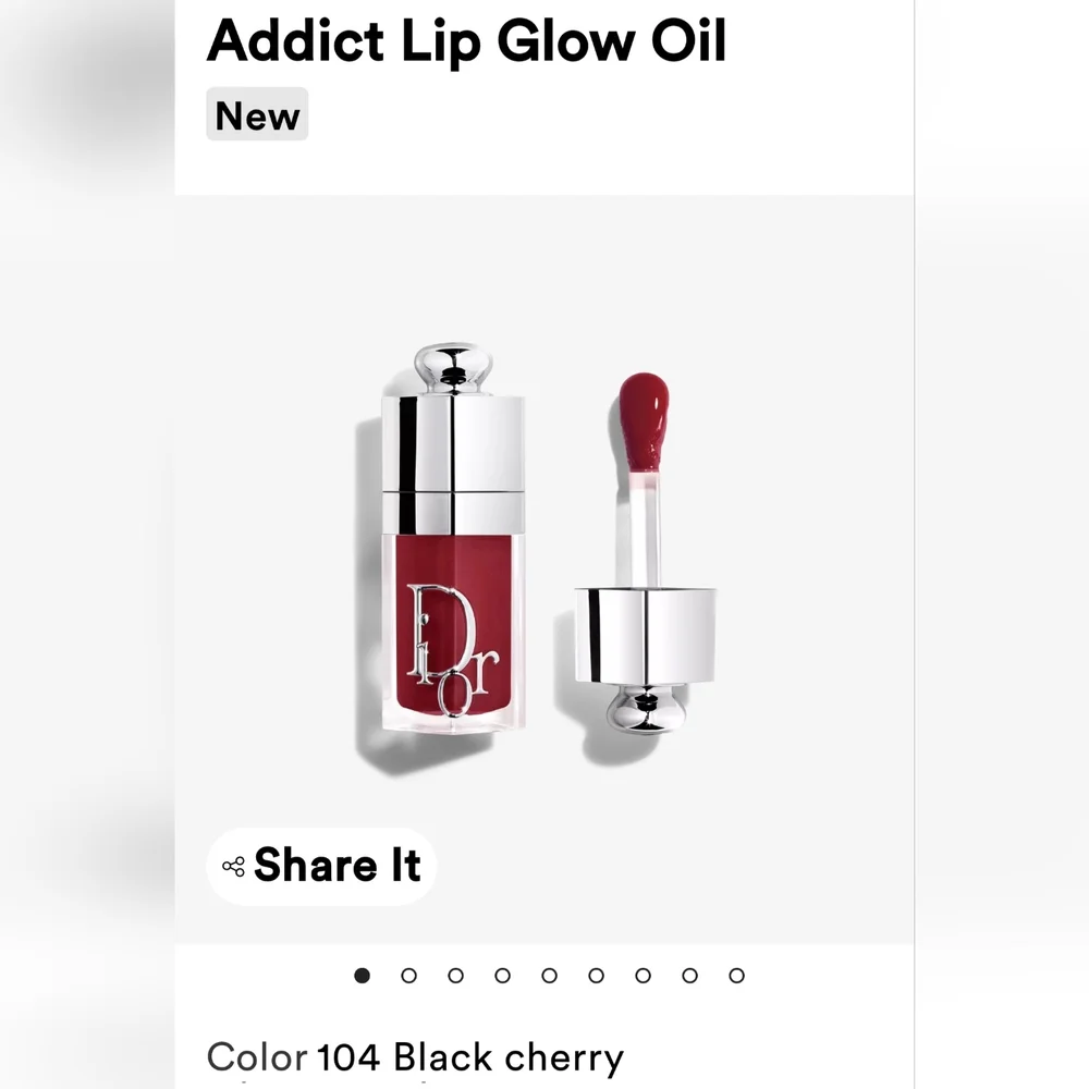 Dior Lipstick Case in Bold Red With The Dior Addict Lip Glow Oil - Picture 6 of 6